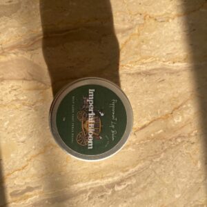 Peppermint Lip Balm with Closed Lid by Imperial Bloom - Verdant Lines